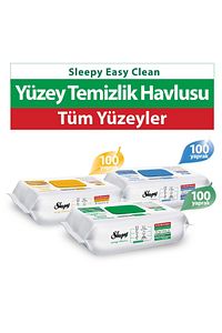 Easy Clean Beyaz Sab Çamaşır Suyu Arap Sab Yüzey Temizlik Havlusu&mendili 3x100 (300 YAPRAK) ürün fotoğrafı