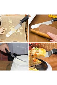 Eğik Pasta Sıvama Spatulası Model No-02 ürün fotoğrafı