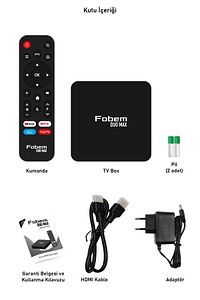 Duo Max 4k Android Tv Box Medya Oynatıcı - Android 10 Wi-fi 2 Gb Ram 32 Gb Hafıza ürün fotoğrafı