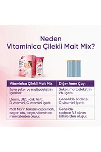 Malt Mix Anne Sütü Artırıcı Toz Içecek Çilekli 14 Porsiyon ürün fotoğrafı