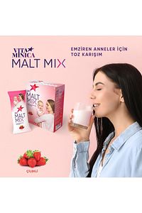 Malt Mix Anne Sütü Artırıcı Toz Içecek Çilekli 14 Porsiyon ürün fotoğrafı