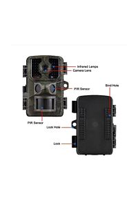 Fotokapan Kamera 16mp 1080p,3 Sensörlü 90 Derece Doğa Ve Outdoor Gece Görüşlü Fotokapan ürün fotoğrafı
