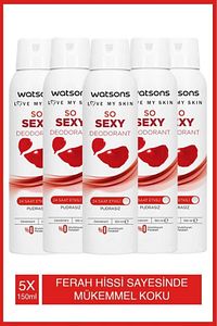 So Sexy Deodorant 24 Saat Etkili Pudrasız Sprey 150 ml X 5 Adet ürün fotoğrafı