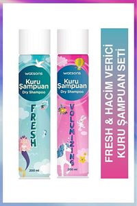 Hacim Verici Kuru Şampuan Ve Fresh Kuru Şampuan Set ürün fotoğrafı