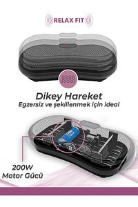 Slim 2d 5 Programlı Vibration Plate Titreşimli Spor Fitness Egzersiz Aleti Cihazı ürün fotoğrafı