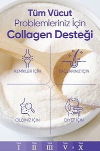Collagen %100 Saf Ve Doğal Yüksek Biyoaktif Çift Hidrolize Kolajen Peptit Diyet Takviyesi 30 Günlük ürün fotoğrafı