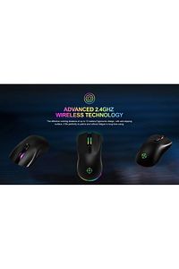 Game Over Rgb Kablosuz Şarjlı Profesyonel Fps Gaming Oyuncu Mouse ürün fotoğrafı