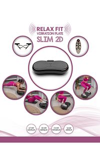 Slim 2d 5 Programlı Vibration Plate Titreşimli Spor Fitness Egzersiz Aleti Cihazı ürün fotoğrafı