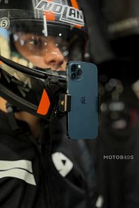 Kask Çene Bağlantılı Telefon Tutucu KASK TELEFON APARATI VLOG ÇEKİMİ KASK KAMERASI ürün fotoğrafı