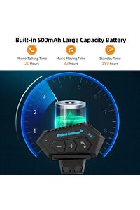 Motosiklet Bluetooth V4.2 Intercom Interkom Dinleme Ve Konuşma Özellikli Su Geçirmez ürün fotoğrafı
