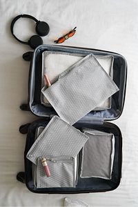 6'lı Valiz Düzenleyici Set - Gri Benekli ürün fotoğrafı