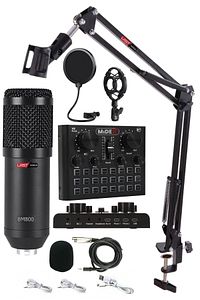 BM800L Live Set Efektli Ses Kartı Mikrofon Stand Kayıt Canlı Yayın Seti (PC ve Telefon) ürün fotoğrafı
