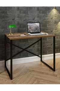 Çalışma Masası 60x90 Cm Bilgisayar Masası Ofis Ders Yemek Masası Çam ürün fotoğrafı
