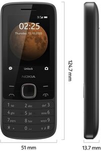 225 Kamerali (NOKİA 515-NOKİA 301 -NOKİA 503 ASHA-NOKIA 7230- (X-2) (RENK SİYAH) Tuşlu Cep Telefonu ürün fotoğrafı