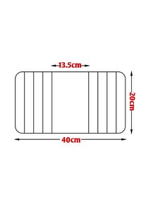 Koyu Kahve Koltuk Tepsisi Yan Sehpa Tesbih Cevizi 20x40 Cm Ortasabit 13,5 Cm Amerikan Servisi ürün fotoğrafı