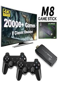 4k Atari 2.4g Uyumlu Kablosuz Çift Kol Atari Retro 20.000 Oyun Game Stick ürün fotoğrafı