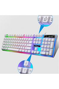 Rgb ışıklı Hassas gaming klavye ve mouse seti gecikmesiz oyuncu klavye mouse seti ürün fotoğrafı