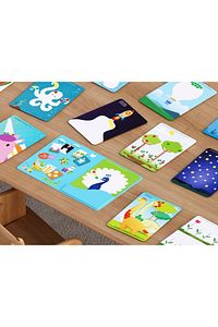 Wipe Clean Finger Paint Activity Cards - Silinebilir Parmak Boyası Kartları - Fingerprint Activities ürün fotoğrafı