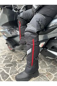 Motosiklet Kışlık Dizlik Reflektörlü Su Geçirmez Içi Kürk Yünlü ürün fotoğrafı