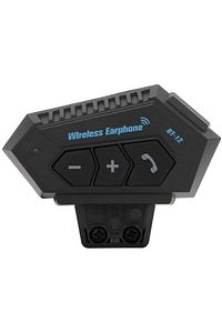 Motosiklet Bluetooth V4.2 Intercom Interkom Dinleme Ve Konuşma Özellikli Su Geçirmez ürün fotoğrafı
