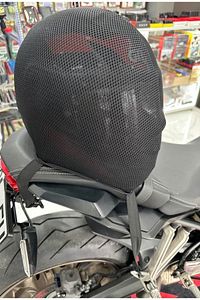 Motosiklet kask taşıma filesi universal model kask bagaj lastiği filesi ürün fotoğrafı