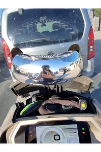 MOTORSİKLET DİKİZ AYNASI GENİŞ AÇILI 180 DERECE ürün fotoğrafı