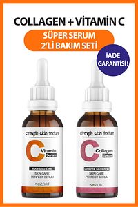 C Vitamini Collagen 2' Li Serum Paketi ürün fotoğrafı