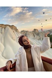 Tesettür Penye Şal Modeli -acı Kahverengi ürün fotoğrafı