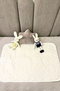 Yıkanabilir Bebek Bakım Örtüsü  Sızdırmaz Bebek Alt Açma Bezi Boyut 60 X 90 cm ürün fotoğrafı
