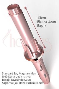 Hrs-270 Otomatik Saç Maşası 32 mm. Kalın Dalga. Uzun Başlık 130 mm. ürün fotoğrafı