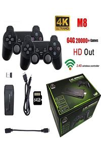 4k Atari 2.4g Uyumlu Kablosuz Çift Kol Atari Retro 20.000 Oyun Game Stick ürün fotoğrafı