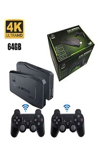 4k Atari 2.4g Uyumlu Kablosuz Çift Kol Atari Retro 20.000 Oyun Game Stick ürün fotoğrafı
