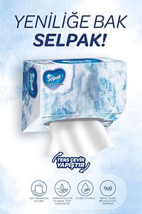 ® El Ve Yüz Havlusu 5'li 400 Yaprak Kutulu ürün fotoğrafı