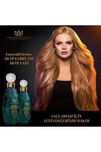 Arap Şampuanı (500 Ml) & Arap Yağı (250 Ml) Saç Uzatan, Dökülme Karşıtı ürün fotoğrafı