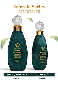 Arap Şampuanı (500 Ml) & Arap Yağı (250 Ml) Saç Uzatan, Dökülme Karşıtı ürün fotoğrafı
