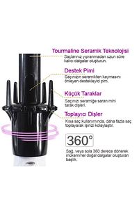 HRS-430 Otomatik Saç Maşası 32 mm Kalın Su Dalgası ürün fotoğrafı