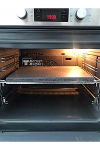 Doğal Bazalt Fırın Taşı - (30X40CM) - Pizza Taşı, Ekmek Taşı, Mangal Taşı ürün fotoğrafı
