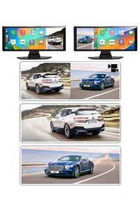 Carplay Apple Android Uyumlu 10.2 İnç Büyük Ekran Tak Çalıştır 4K Ön/Arka Çift Kameralı Araç Ekranı ürün fotoğrafı