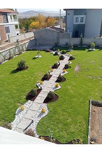 Pratik Garden Çim Ayırıcı 25 M Yeşil Çim Sınırlayıcı Taş Toprak Ayıracı Çim Ayracı Çim Bariyeri ürün fotoğrafı