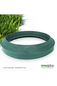 Pratik Garden Çim Ayırıcı 25 M Yeşil Çim Sınırlayıcı Taş Toprak Ayıracı Çim Ayracı Çim Bariyeri ürün fotoğrafı