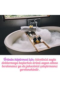 Romantika Köpüren Banyo Topu 240 gr (TENİS TOPU BÜYÜKLÜĞÜNDE), Banyo Bombası & Kakao Yağlı Sos ürün fotoğrafı