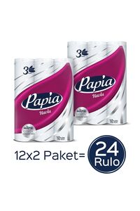 Kağıt Havlu 24 Rulo (12 RULO X 2 PAKET) ürün fotoğrafı
