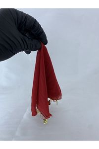 Düğün Ve Kına Geceleri Için 5'li Kumaş Halay Mendili Kırmızı 25x25 ürün fotoğrafı