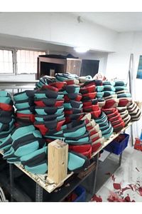 Kırmızı Boks Makinası Dış Top Tek Ebat ürün fotoğrafı