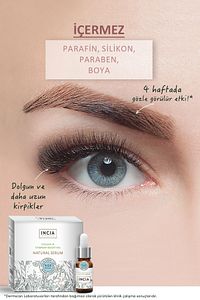 %100 Doğal Kaş Ve Kirpik Güçlendirici Serum Bitkisel Yoğunlaştırıcı Yoğun Bakım Yağı Vegan 10 ml ürün fotoğrafı