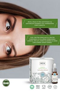 %100 Doğal Kaş Ve Kirpik Güçlendirici Serum Bitkisel Yoğunlaştırıcı Yoğun Bakım Yağı Vegan 10 ml ürün fotoğrafı