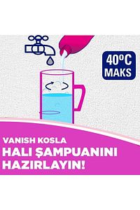 Kosla Halı Şampuanı Makinede Yıkama 2x850 ml ürün fotoğrafı