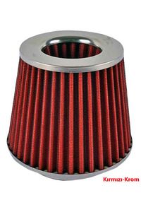 Carub Ses Ve Performans Arttırıcı Açık Hava Filtresi +6 Hp Kırmızı Aparatlı Üniversal ürün fotoğrafı