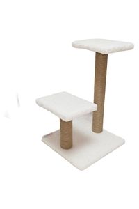 Step Basamak Kedi Tırmalama Tahtası Ekru ürün fotoğrafı