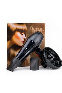 Siyah 2500 W Turbo 3555 Profesyonel Kuaför Tipi Saç Kurutma Ve Fön Makinesi ürün fotoğrafı
